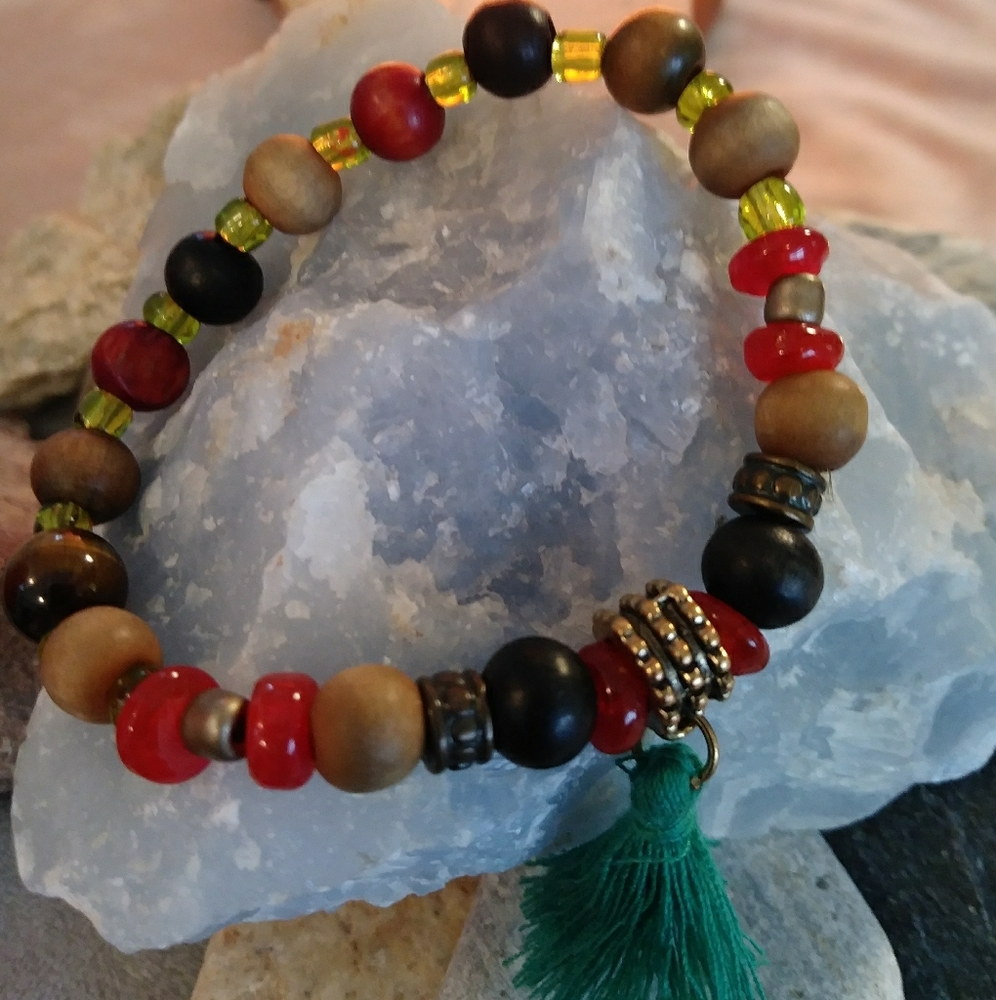 Custom made beaded bracelet